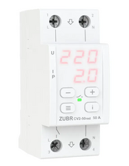 Реле напряжения с контролем тока ZUBR CV2-50 red