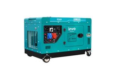 Дизельный генератор INVO DTS-11000EA в кожухе, 10/11 кВт, 230/380В
