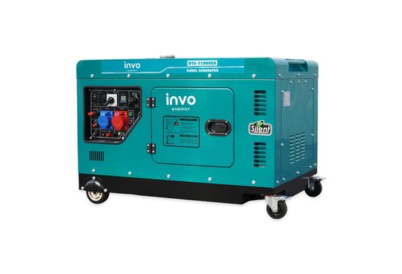 Дизельний генератор INVO DTS-11000EA у кожусі, 10/11 кВт, 230/380В