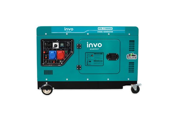 Дизельний генератор INVO DTS-11000EA у кожусі, 10/11 кВт, 230/380В