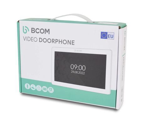 Wi-Fi відеодомофон 7" BCOM BD-770FHD/T Black з підтримкою Tuya Smart