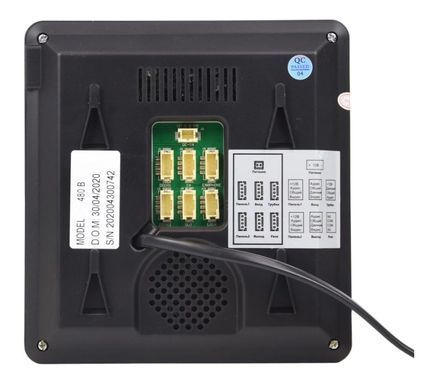 Комплект відеодомофона BCOM BD-480M Black Kit: відеодомофон 4" і відеопанель