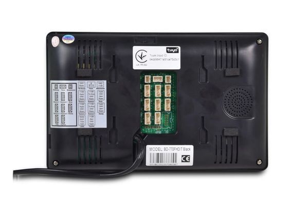 Комплект відеодомофона BCOM BD-770FHD Black Kit: відеодомофон 7" і відеопанель