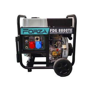 Генератор дизельный FORZA FDG8800TE 6.0/6.5 кВт 220/380В с электрозапуском