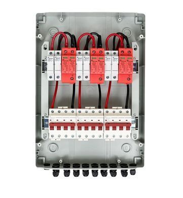 Солнечная PV распределительная коробка LQX3/3DC1000VB1-1532-PG, DC 1000В 3 входа 3 выхода, с молниезащитой