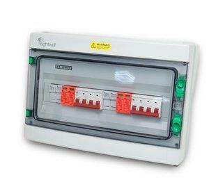 Сонячна PV розподільна коробка LQX2/2DC1000VB1-1532-PG, DC 1000В 2 входи 2 виходи, з блискавкозахистом