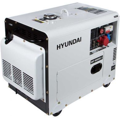 Дизельний генератор Hyundai DHY 6000SE-3