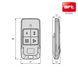 MITTO COOL C4 пульт 4-х канальный, U-Security, 3V, 433,92 Мгц