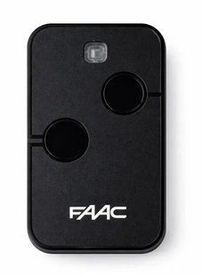 Пульт FAAC 2-х канальный XT0 868 SLH LR, черного цвета