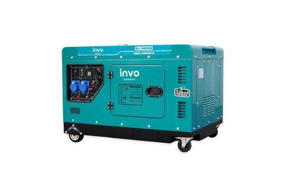 Дизельный генератор INVO DS-10000EA в кожухе, 9/10кВт, 230В