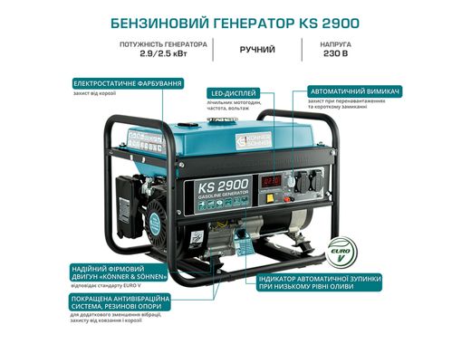 Бензиновый генератор Könner & Söhnen KS 2900