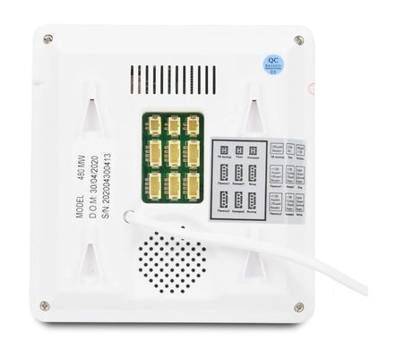 Комплект відеодомофона BCOM BD-480 White Kit: відеодомофон 4" і відеопанель